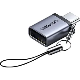 Перехідник Ugreen OTG USB 3.0 AF to Type-C US270 Alum. (Gray) (50283)