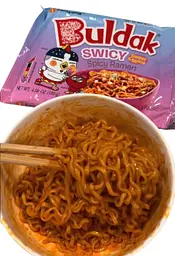 Локшина Samyang Buldak Swicy Sweet and Spicy Chicken Flavored Ramen Noodles 130г - мініатюра 3