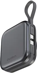 Універсальна мобільна батарея Choetech Magnetic Wireless 10000mAh 22,5W PD USB-A,USB-C,build USB-C,Apple Watch charger чорний - мініатюра 3