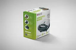 Бутербродниця ECG S 179 black - мініатюра 2
