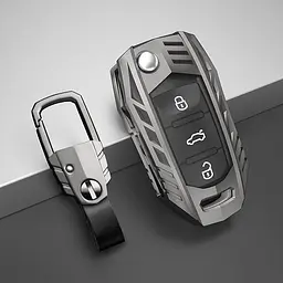 Чохол для автоключів Volkswagen із карабіном темний хром оригінал (YA0002)