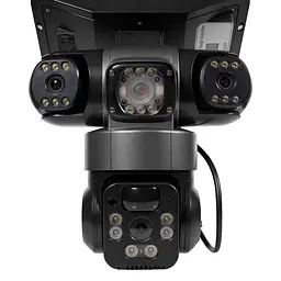 IP PTZ-відеокамера автономна з 4G, прожектором та сонячною панеллю 3Mp+3Mp+3Mp Light Vision VLC-1223IGL/3C (Lamp+Solar) f=4mm, на акумуляторних батареях (75-00358) - мініатюра 3