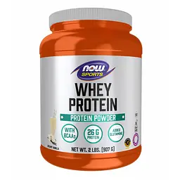 Сироватковий протеїн Now Foods — 907 г, ваніль