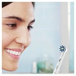 Зубна електрощітка Braun Oral-B Pro1 D305.513.3 CrossAction Caribbean Синій - мініатюра 6