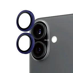 Протиударне захисне скло AR для камери Apple iPhone 16/16 Plus ultramarine , захист лінз від подряпин та ударів, лінзи на камеру з рамкою, ArmorStandart (ARM79403)