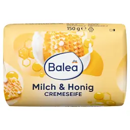 Тверде мило Balea Crème Seife Milch & Honig для чутливої шкіри, 150 г