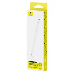 Стилус Baseus Wise Writing HN1 Universal Version Wired Charging 2-in-1 Stylus For HUAWEI/XIAOMI Moon White (With Type-C Cable*1 and Tip*1 and Palm Re (B0004F01) - мініатюра 2
