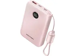 Зовнішній акумулятор (Power Bank) Vention 10000mAh 22.5W Pink (FKAP0-C)