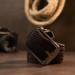 Чоловічий текстильний ремінь Vintage 100х4 см acs0018123 - мініатюра 7