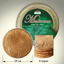 Коржі для торта Merci Мадонна 470 г  - мініатюра 2