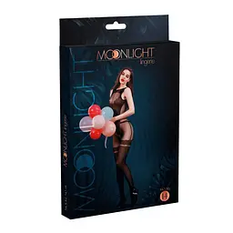 Бодістокінг з доступом Moonlight Model 14 XS-L Black, малюнок боді та панчіх на підв’язках - мініатюра 3