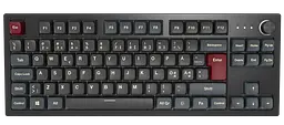 Клавіатура Montech MKey TKL Darkness Red Switch RGB Black (MK87DR)