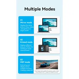 Кабель Vention Mini DisplayPort to Mini DisplayPort V1.4 2m Blue (HCGLH) [170512] - мініатюра 8