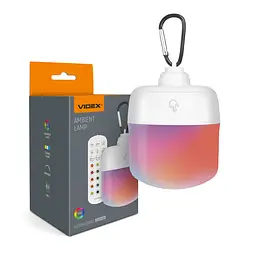 LED світильник акумуляторний сенсорний з пультом Videx VL-NL103W-R (28974-000)
