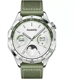 Smart Watch Huawei GT 4 46mm Green (Woven Strap) UA