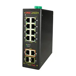 PoE-комутатор 10-портовий ONV-IPS7108PF Combo ports (73-00009) - мініатюра 2