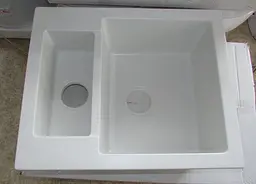 Кухонна мийка Fancy Marble Arizona білий 105060001 - мініатюра 3