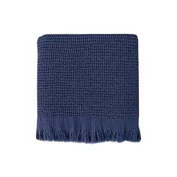 Рушник Lotus Home - Rius navy синій 50x100 - мініатюра 2