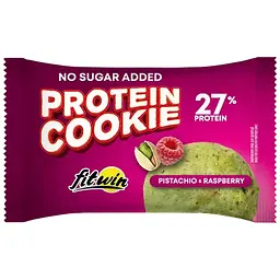 Протеїнове печиво FitWin 27% Pistachio Raspberry 10x40 г
