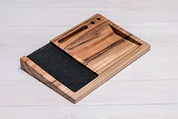 Підставка з дерева для гаджета QI ecoWalnut 270х180х33 мм