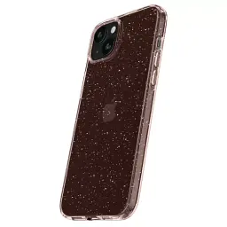 Чохол Spigen Liquid Crystal Glitter Rose Quartz для iPhone 15 (ACS06789) - мініатюра 7