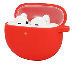 Чохол-накладка DK для Oppo Enco Air 1/2 | Silicone Candy Friendly з карабіном (012708) (red) - мініатюра 2