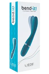 Вібратор Liebe Pleasure Toys Bend It 20 см (синій) - мініатюра 5