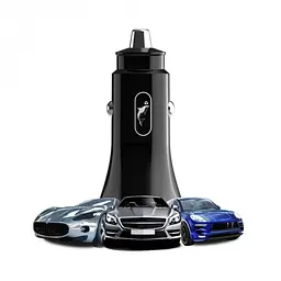 Автомобільний зарядний пристрій SkyDolphin SZ16 PD+QC3.0 (2USB, 3.1A) Black (AZP-000090) - мініатюра 3