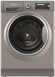 Пральна машина Hotpoint Ariston NLLCD946GSAEU 9кг/1400/A+++/60см/пар/інвертор/дисплей/Срібло (NLLCD946GSAEU)