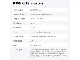 Смарт-годинник Blackview R30 Max Silver - мініатюра 6