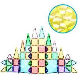 Конструктор Picasso магнітний Tiles Mini Diamond Series Set 60 деталей (817338022303) - мініатюра 2