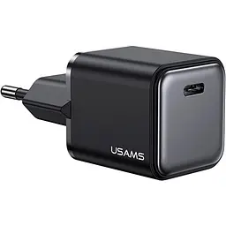 Мережевий зарядний пристрій Usams US-CC183 20W Black (CC183TC01) [139638] - мініатюра 2