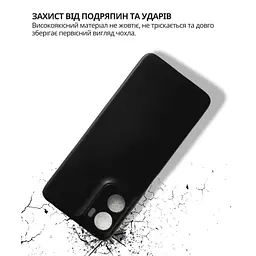 Чохол до мобільного телефона BeCover Silicone Motorola Moto G06 / G06 Power 4G Black (714690) - мініатюра 2