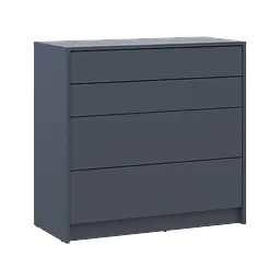 Комод Doros Дейл Графіт 4Ш 90х41х85 (41516236) - мініатюра 5