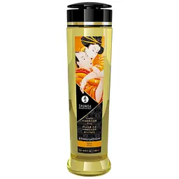 Масажна олія Shunga Stimulation Peach натуральна зволожуюча 240 мл