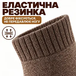 Універсальні чоловічі шкарпетки махрові розмір 39-46 Solve — термо-шкарпетки , 5 пар, KT7003809 - мініатюра 5