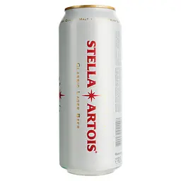Уцінка. Пиво Stella Artois, світле, 5%, з/б, 0,5 л (64712) - мініатюра 4
