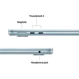 Ноутбук Apple MacBook Air 13 M5 A3449 Sky Blue (MDHK4UA/A) - мініатюра 6