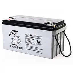 Акумуляторна батарея для ДБЖ Ritar AGM 12 V / 80 А*ч (RA12-80) - мініатюра 1