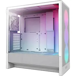 Корпус NZXT H5 Flow RGB White (CC-H52FW-R1) без БЖ - мініатюра 2