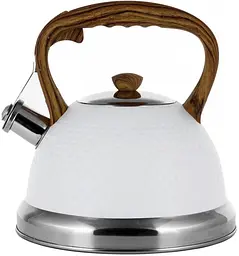 Чайник Whistling Kettle White зі свистком Kamille 2.7 л kuh0011100