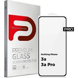 Скло захисне Armorstandart Pro Nothing Phone (3a) / (3a) Pro Black (ARM85466)