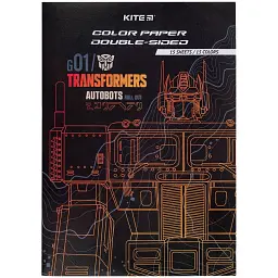 Папір кольор. двостор. (15арк/15кол), А4 TF TF24-250