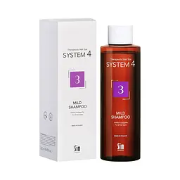 Шампунь №3 для профілактичного застосування для всіх типів волосся System 4 №3 Mild Shampoo Sim Sensitive 250 мл