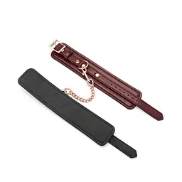 Фіксатори для ніг Liebe Seele Wine Red Ankle Cuffs 30.5 см бордовий - мініатюра 5