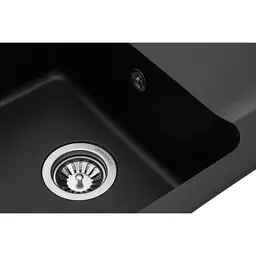 Мийка кухонна GRANADO VIGO black shine (gr1401) - мініатюра 4