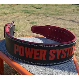 Пояс для важкої атлетики Power System PS-3830 Black/Red XL - мініатюра 3