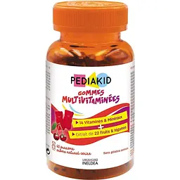Ведмежуйки Pediakid Gommes Multivitaminees 60 жувальних мармеладок