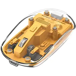 Комп'ютерна миша XO M12 Bluetooth wireless transparent Yellow teh0022041