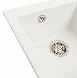 Кухонна мийка VALESO 4150 SOKIL матова Білосніжна (SP000047314) - мініатюра 4
